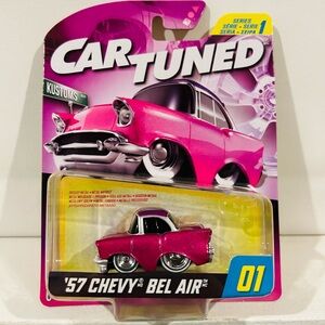MGA CAR TUNED ‘57 CHEVY BEL AIR SERIES 1 #01 HOBBY EXCLUSIVE DIECAST METAL